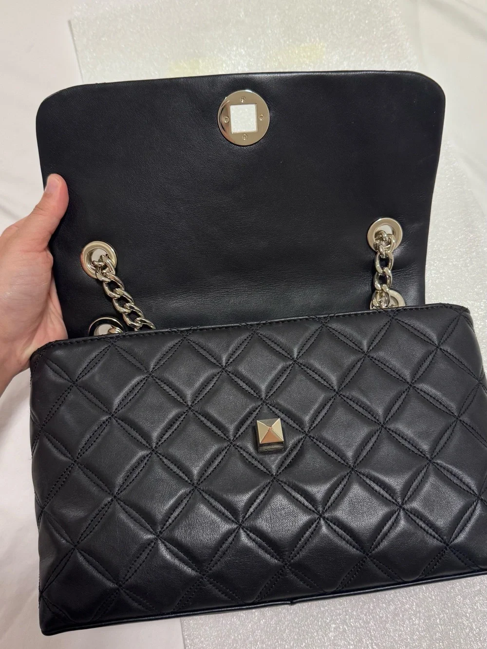 Kate Spade - Natalia Medium Flap Bag (Black)